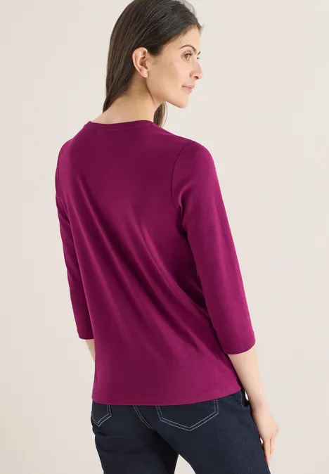 Basic T-Shirt magenta purple Basic T-Shirt magenta purple