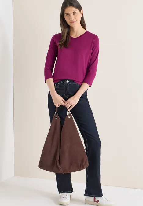 Basic T-Shirt magenta purple Basic T-Shirt magenta purple