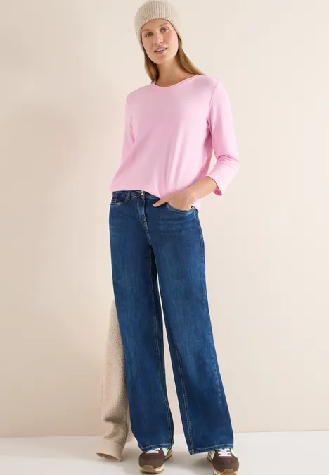 Basic T-Shirt light blush rose