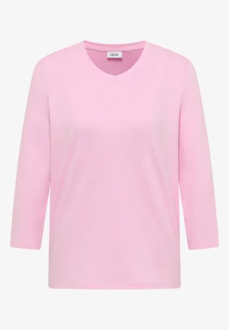 Basic T-Shirt light blush rose