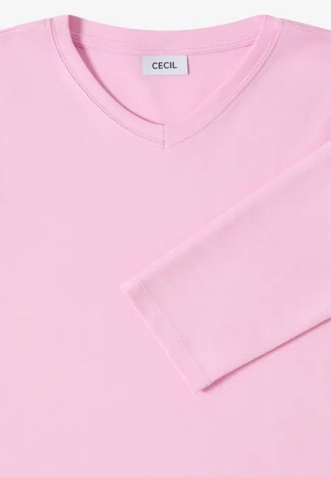 Basic T-Shirt light blush rose
