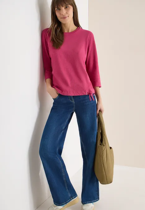 Shirt mit Tunnelzug rose petal