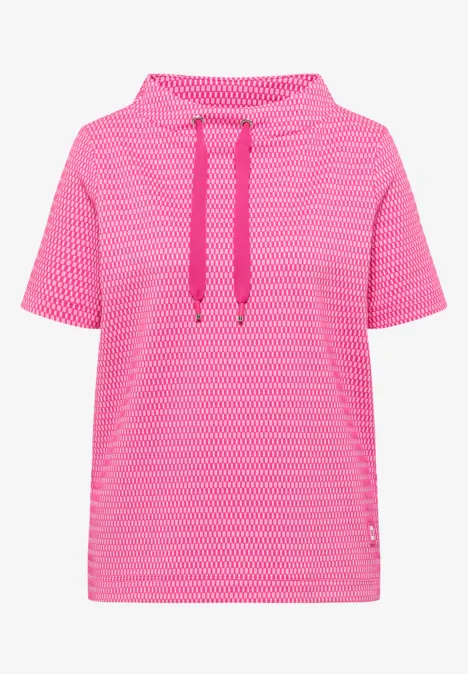T-shirt deux tons beetroot pink