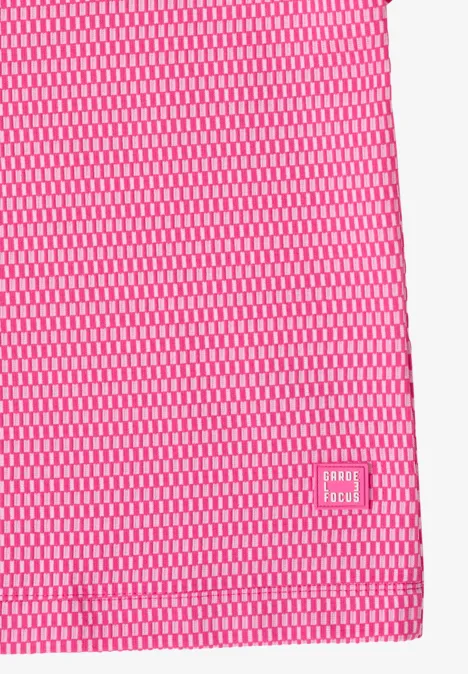 T-shirt deux tons beetroot pink