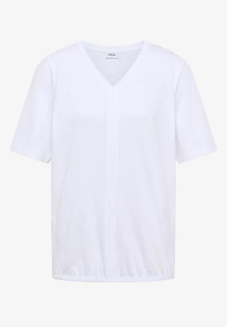 T-shirt au look tunique White