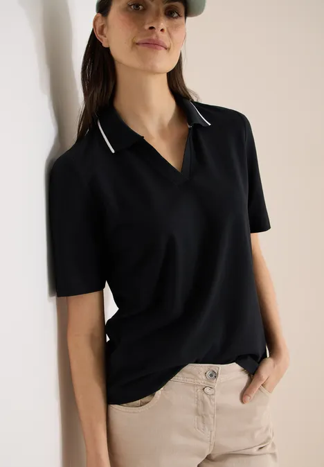 Poloshirt Black