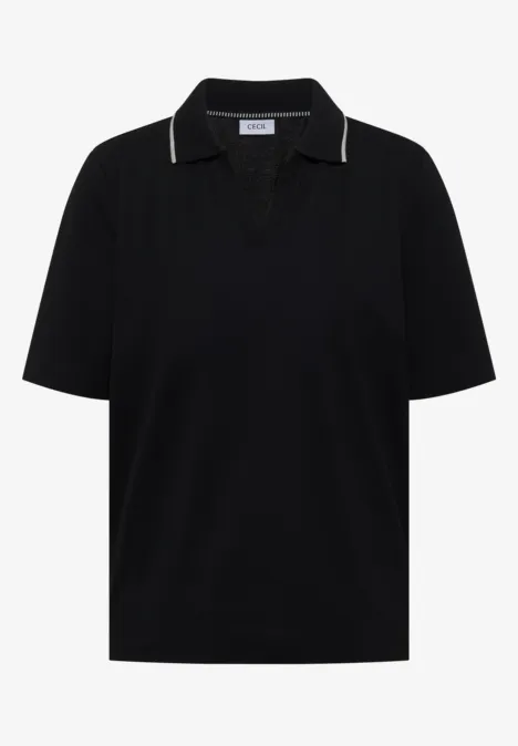 Poloshirt Black