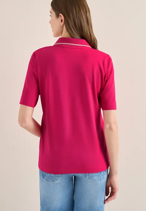 Poloshirt beetroot pink