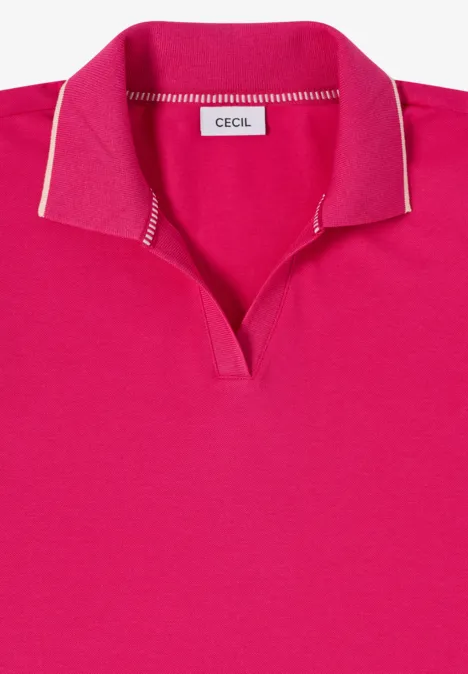 Poloshirt beetroot pink