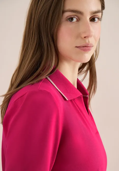 Poloshirt beetroot pink