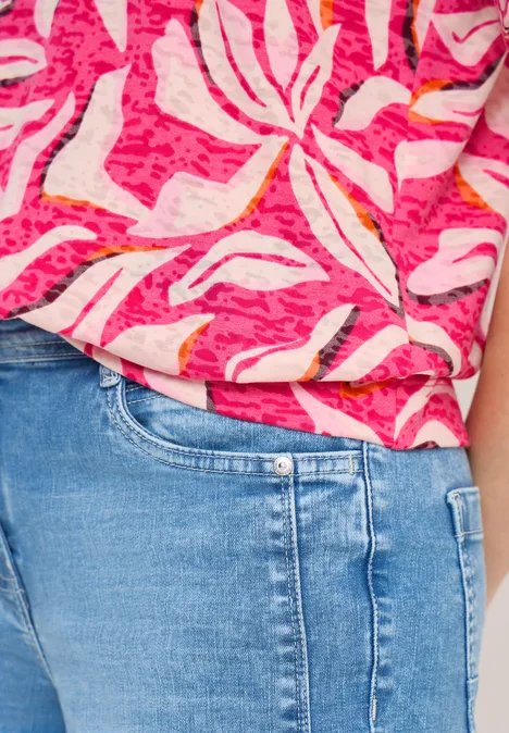 T-shirt avec impression beetroot pink