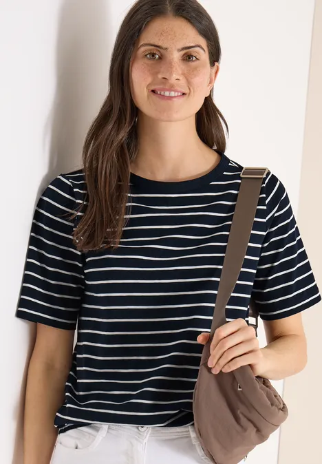 T-shirt à rayures universal blue