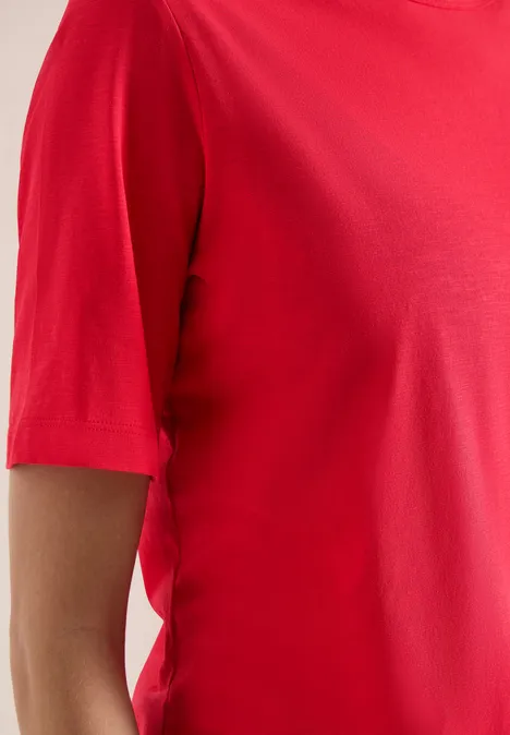 T-shirt en couleur unie glazed apple red
