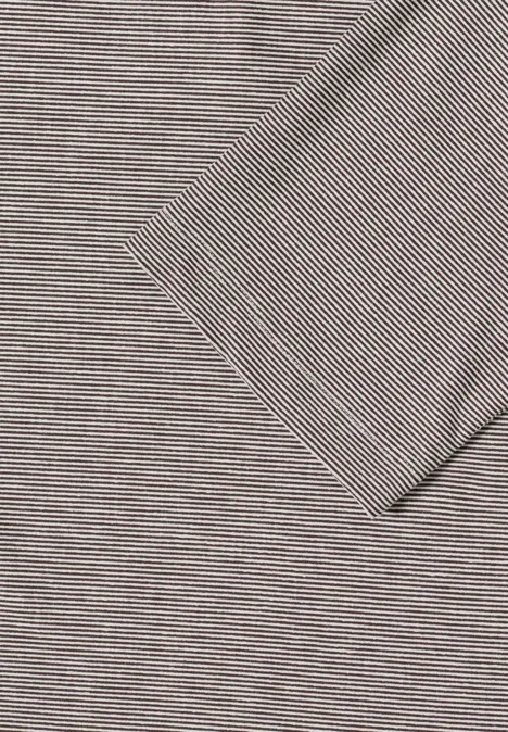 T-shirt à rayures macchiato brown
