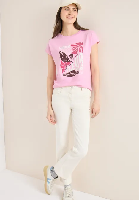 T-shirt avec impression sur le devant light blush rose