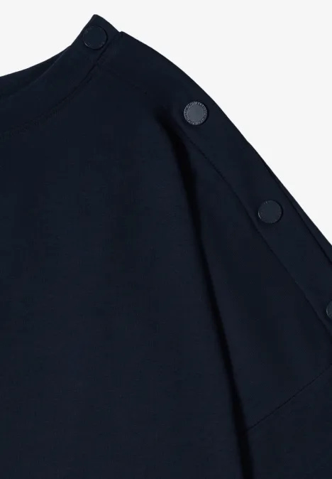 T-shirt avec détail de boutons universal blue