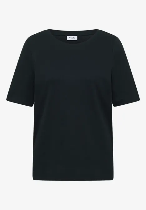 T-shirt basique à structure côtelée palm breeze green