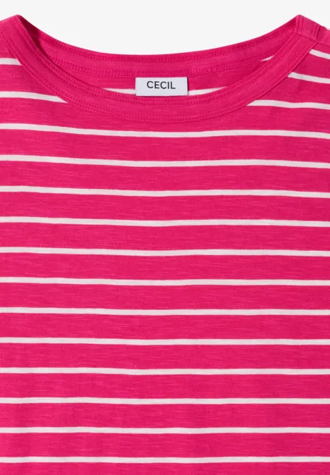 Shirt met strepen in een 2-pack vanilla white/beetroot pink Shirt met strepen in een 2-pack vanilla white/beetroot pink