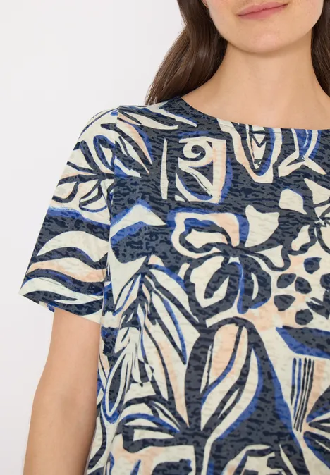 T-Shirt in Ausbrenner-Optik universal blue T-Shirt in Ausbrenner-Optik universal blue