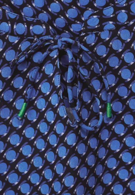 Print Tunikabluse universal blue