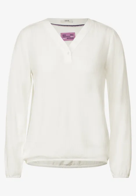 Struktur Bluse vanilla white