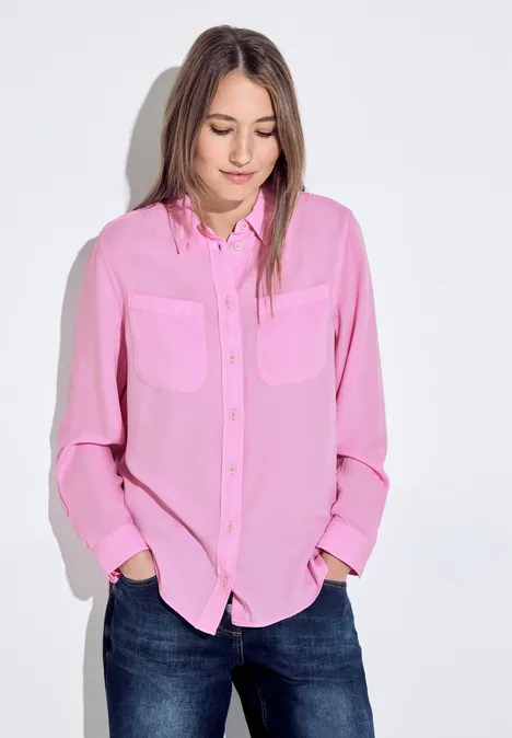 Lyocell Hemdbluse tender rose