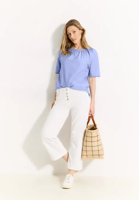 Chambray Bluse blouse blue