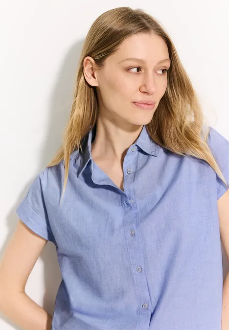 Chambray Bluse blouse blue