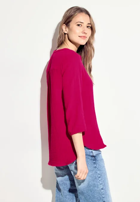 Musselin Bluse pink sorbet