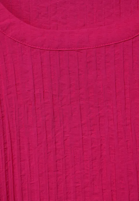Struktur Blusenshirt pink sorbet