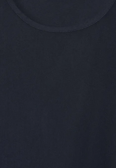 Viskose Bluse universal blue