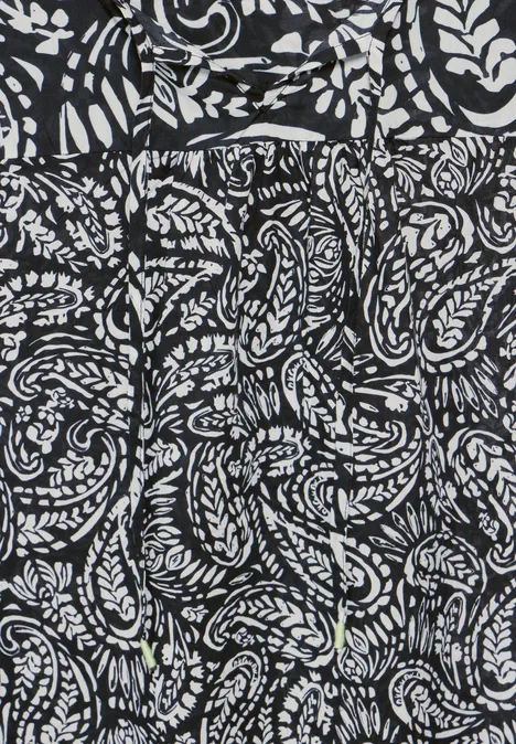 Tunika Print Bluse Black