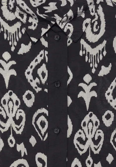 Blouse met print Black Blouse met print Black