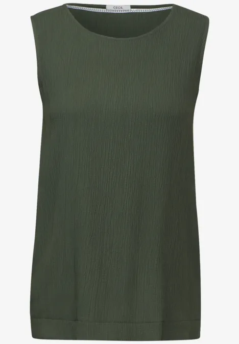 Struktur Blusentop cool khaki
