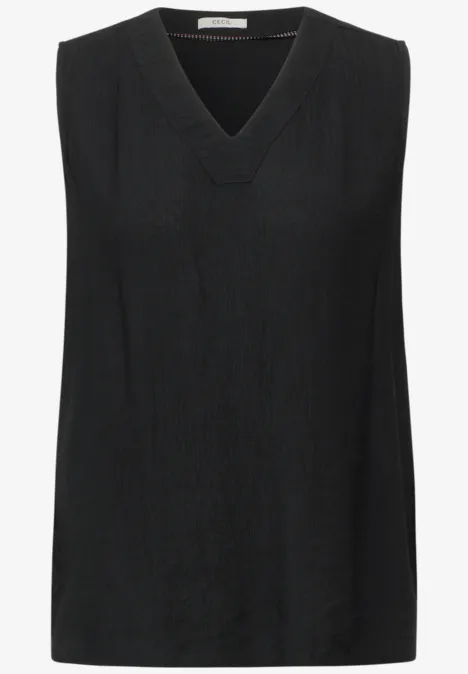 Struktur Blusentop Black