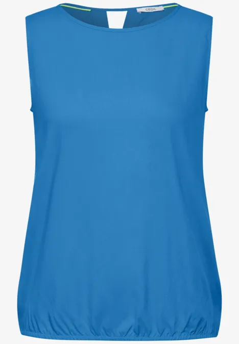 Uni Blusentop azure blue