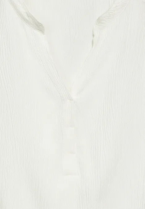Crepe Bluse vanilla white