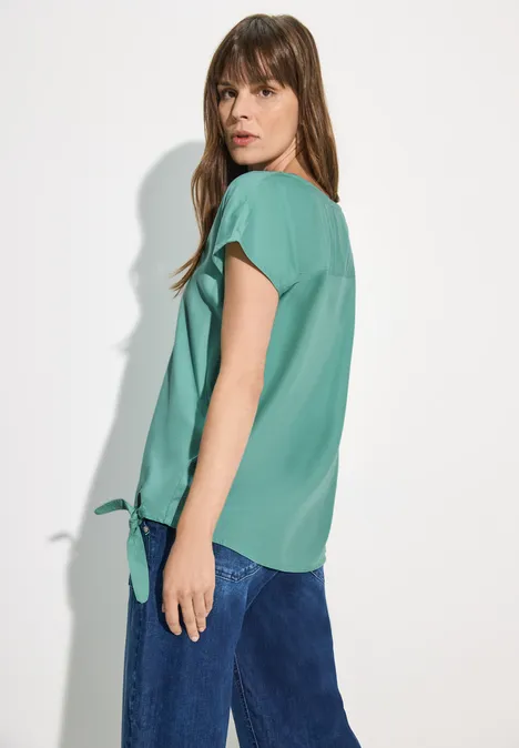 T-Shirt-Bluse adriatic green