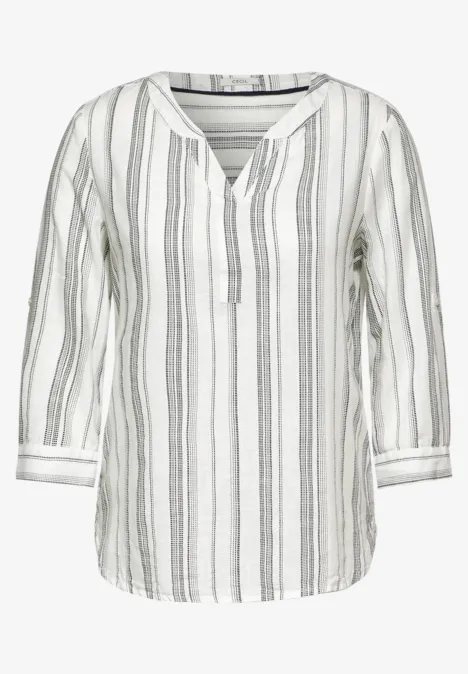 Print Bluse universal blue