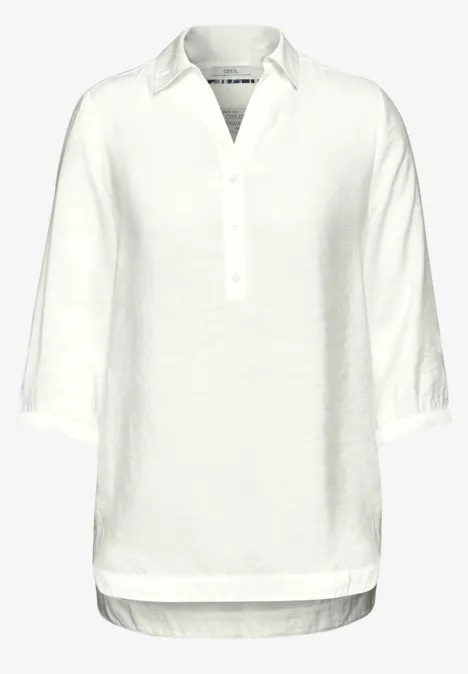 Lange Bluse vanilla white