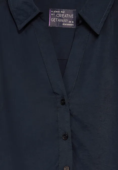 Lange Bluse universal blue