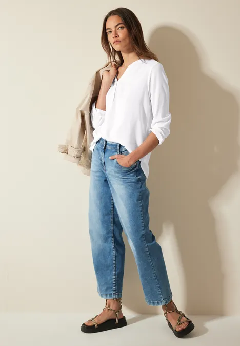 Tunika in Unifarbe White