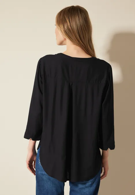 Tunika in Unifarbe Black