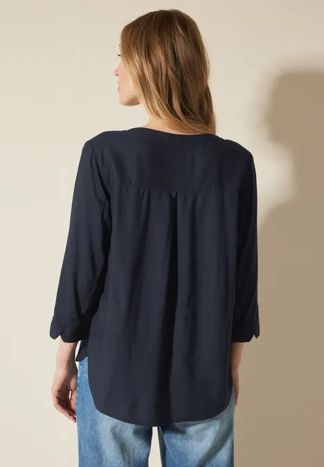 Tunika in Unifarbe universal blue