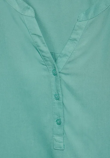 Tunika in Unifarbe adriatic green