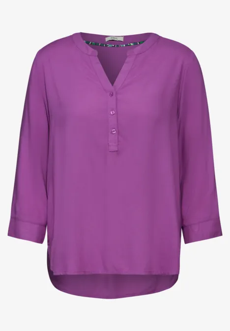 Tunika in Unifarbe iced violet