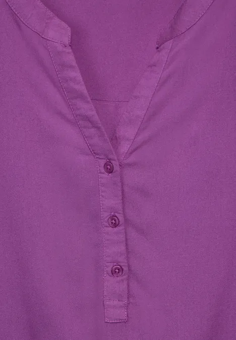 Tunika in Unifarbe iced violet