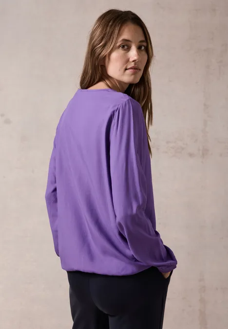 Blouse en couleur unie wild lilac
