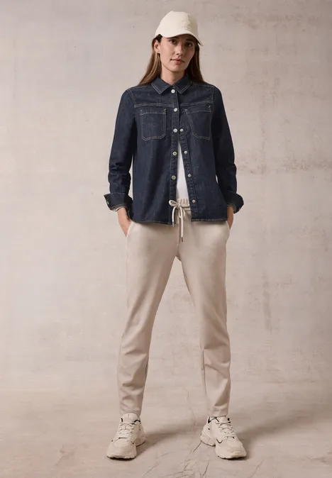 Jeansbluse rinsed wash