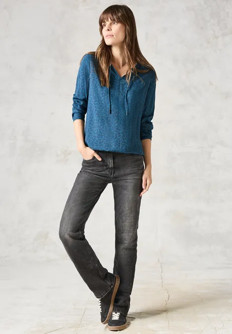 Bedruckte Tunika atlantic green